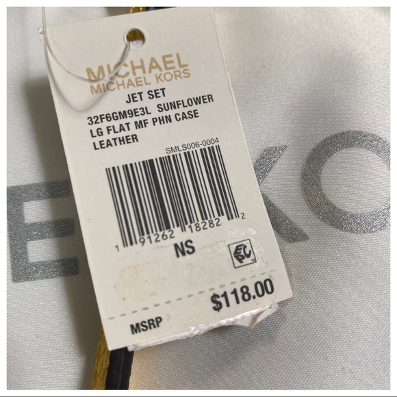 SOLD Michael Kors Sunflower Bedford Legacy Med Dome & Jet Set Sunflower Wallet - Picture 14 of 16